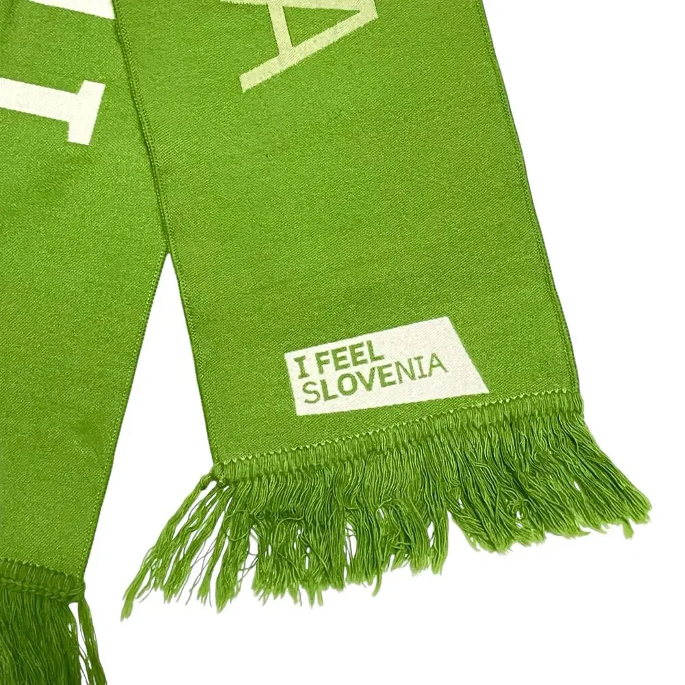 NBA I feel Slovenia Luka Doncic Dallas Mavericks Basketball Promo Green Scarf